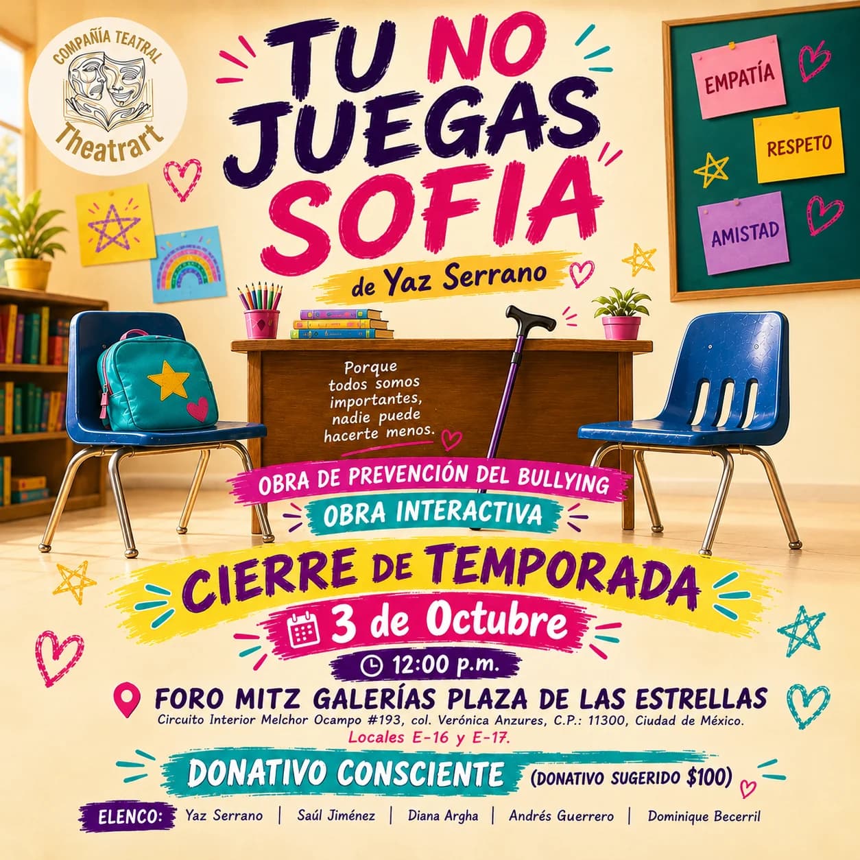 ¡Tú no juegas Sofia!